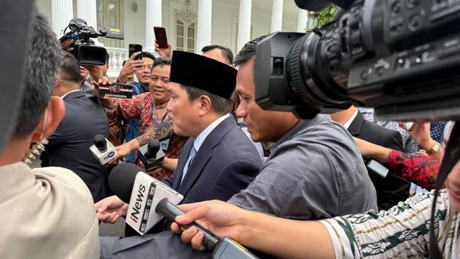 Resmi, Presiden Prabowo Lantik Erick Thohir sebagai Menpora RI Gantikan Dito Ariotedjo