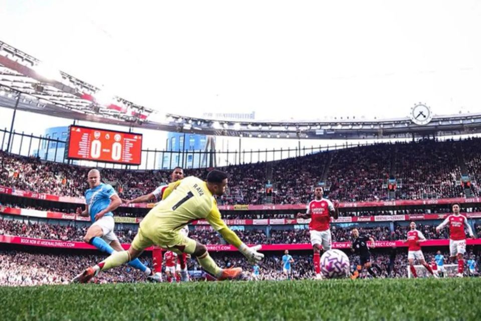 Liga Inggris: Arsenal Diimbangi Manchester City 1-1