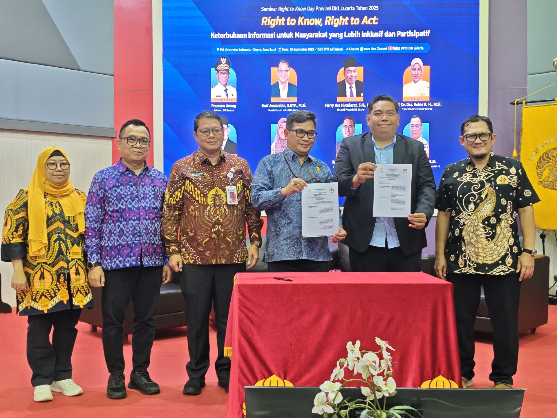 KI DKI Jakarta dan Diskominfotik Gelar Seminar Keterbukaan Informasi Publik di Universitas Indonesia