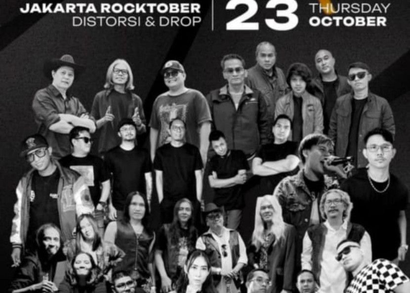 PWI Jaya dan Musisi Lintas Genre Besok Siap Guncang Panggung di Ajang "Jakarta Rocktober: Distorsi & Drops"