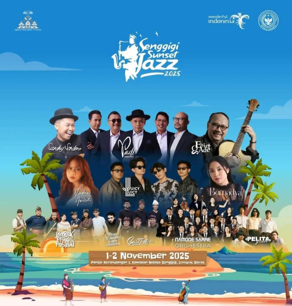 Perkenalkan Keindahan Alam dan Budaya, Lombok Barat Gelar "Senggigi Sunset Jazz 2025"
