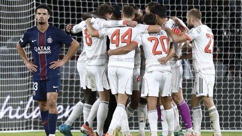 Liga Champions: Bayern Muenchen Perkasa, Taklukan  PSG 2-1