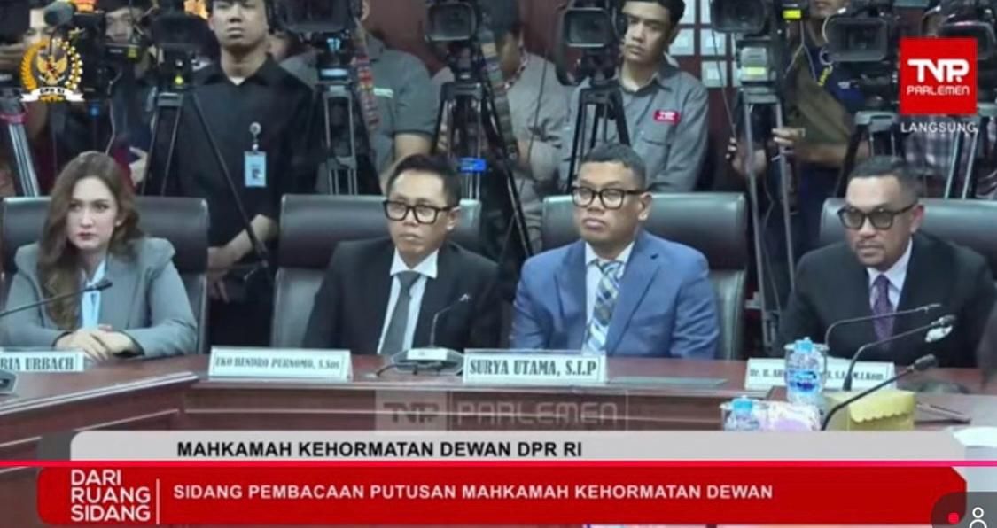 MKD Putuskan Sahroni-Eko Patrio Langgar Kode Etik dan Tetap Nonaktif