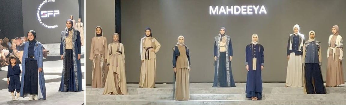 Mahdeeya Tampilkan Koleksi Busana Kerja dan Semi Formal di Surabaya Fashion Parade 2025