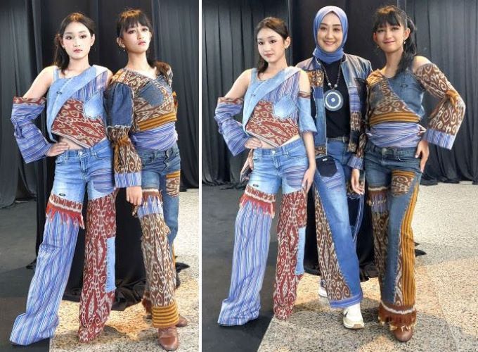 Torilla Mode by Hany Tampilkan Koleksi dari Limbah Jins di Surabaya Fashion Parade 2025