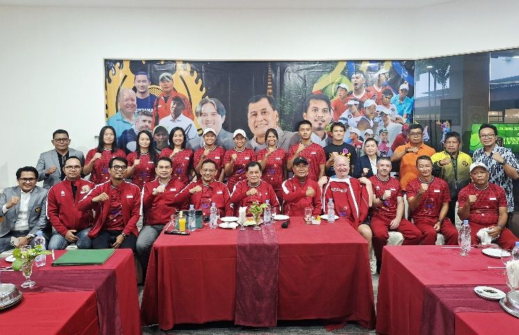 PP Pelti Resmi Lepas Timnas Tenis Indonesia Sea Games 2025 Thailand