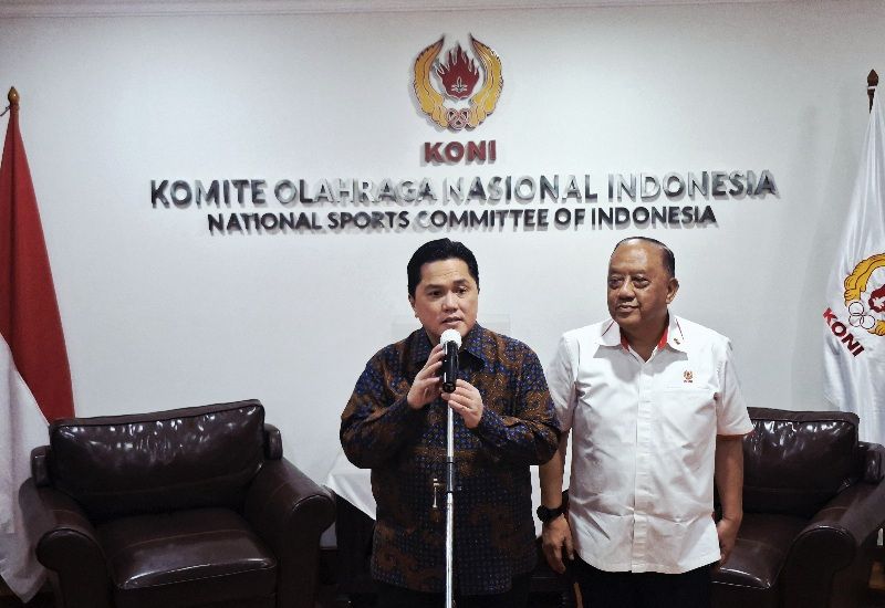 Menpora Erick Thohir dan KONI Pusat Sepakat Perkuat Ekosistem Olahraga Nasional