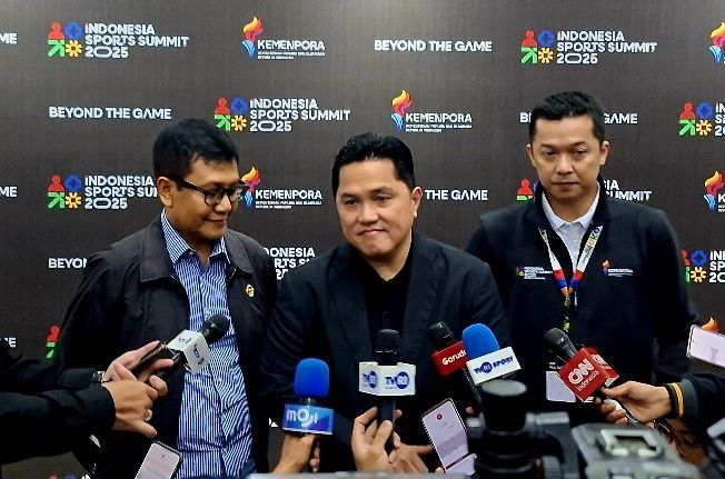 Erick Thohir Dorong Brand Lokal Naik Kelas Lewat Indonesia Sports Summit 2025