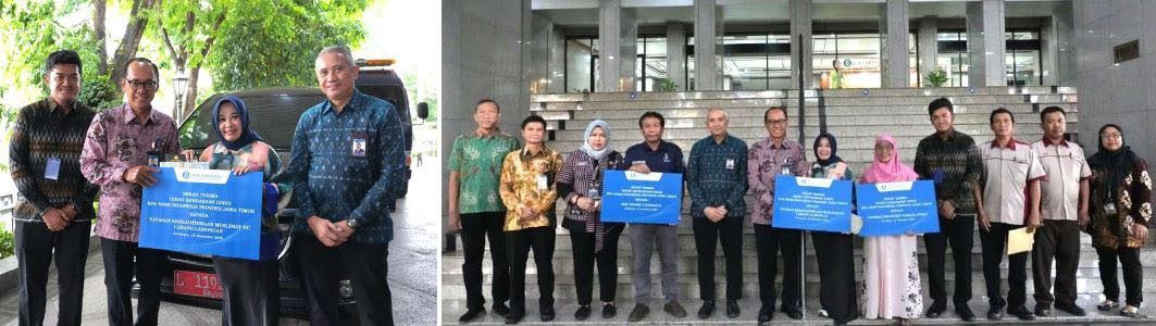 BI Jatim Hibahkan Kendaraan Dinas kepada Lembaga Pendidikan dan Sosial