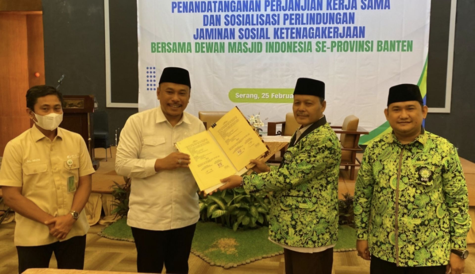 DMI Banten dan BPJS Ketenagakerjaan Teken Kerja Sama