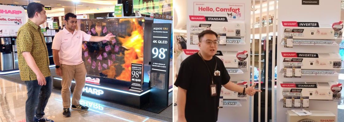 Sharp Hello Comfort Exhibition di Surabaya Hadirkan Produk Elektronik Rumah Tangga dengan Teknologi Terkini