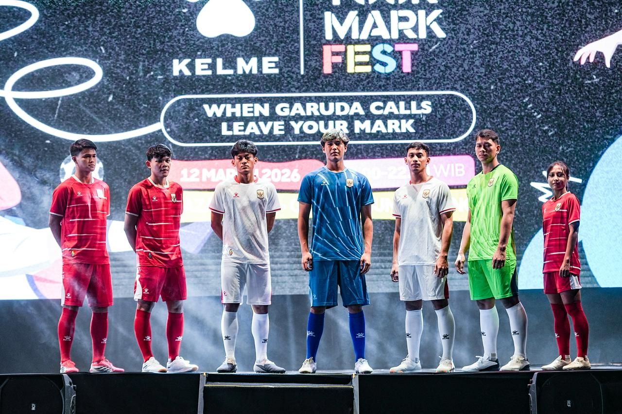 Resmi! Kelme Luncurkan Jersey Baru Timnas Indonesia