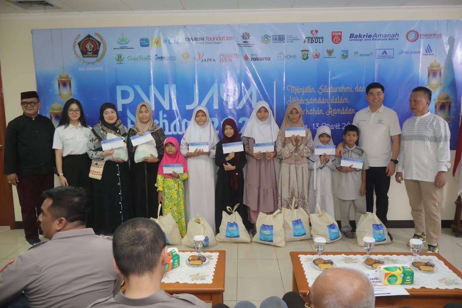 Ketum PWI Pusat Hadiri Buka Bersama dan Pemberian Santunan dari PWI Jaya