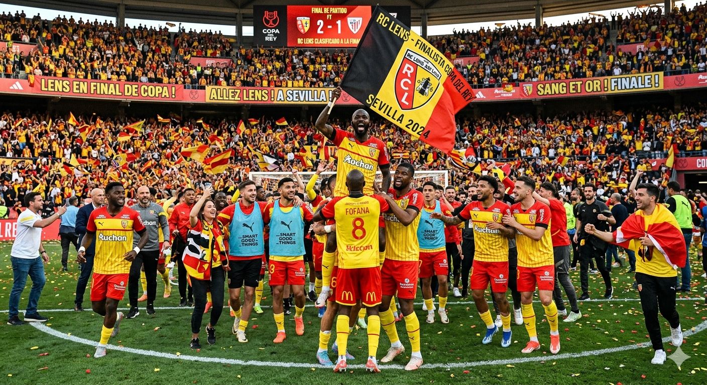 RC Lens  ke final Coupe de France usai Hajar Toulouse 4-1