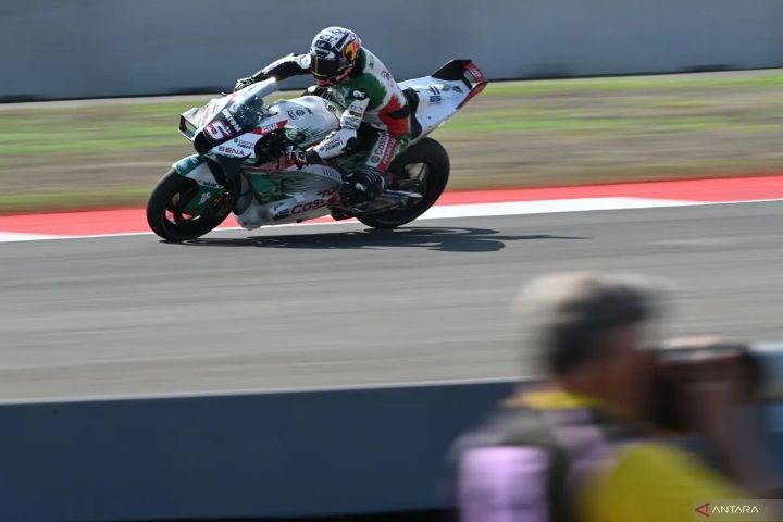 Pembalap Castrol Honda LCR Johann Zarco Tercepat  di Sirkuit Bugatti, Le Mans