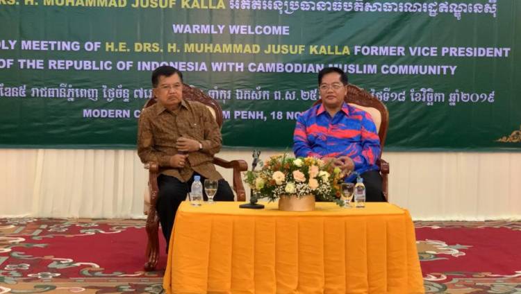 JK mengapresiasi Hun Sen atas perhatiannya terhadap Masyarakat Muslim Kamboja
