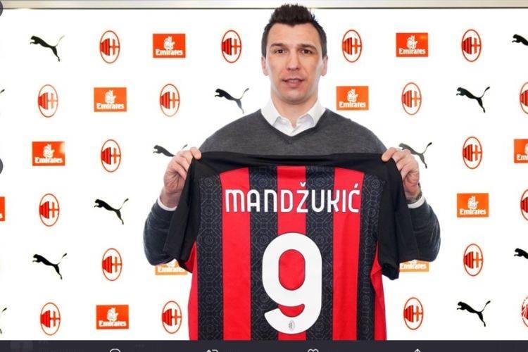Lawan Atalanta, Mario Mandzukic Berpotensi Debut Manis Bersama AC Milan 