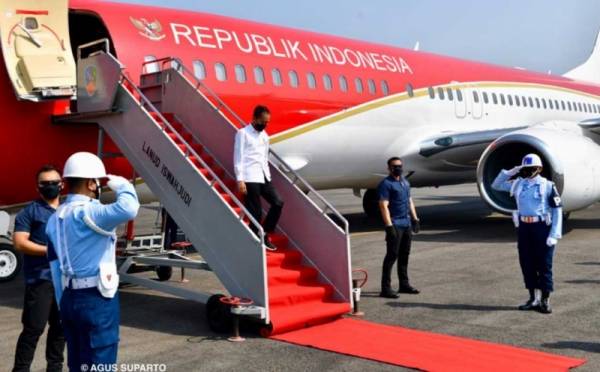 Usai Melakukan Kunjungan Kerja di Laur Neger Selama Sepekan, Presiden Jokowi Tiba di Tanah Air