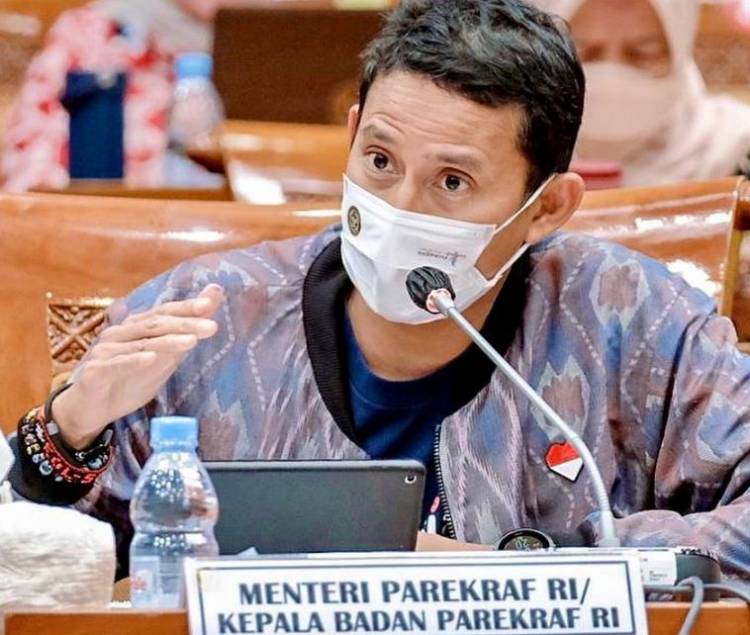  Menparekraf Sandiaga Uno Resmikan Desa Kreatif Condet