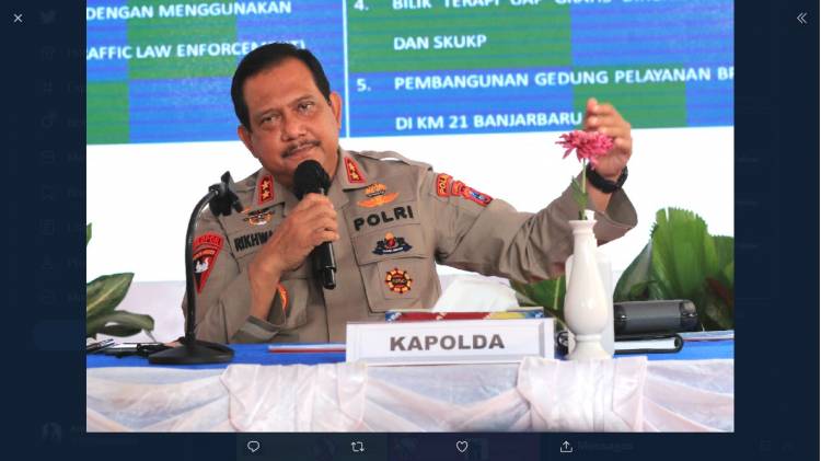 13 Anggota Polisi Polda Kalsel Dicopot dari Jabatan selama 2021