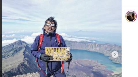 Makki Ungu Selesaikan Ekspedisi 7 Gunung di Jawa dan Lombok