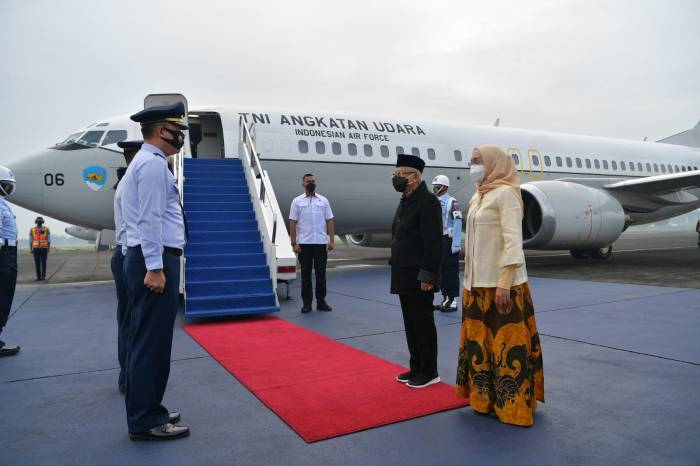 Wapres KH. Ma’ruf Amin Bertolak ke Jawa Timur