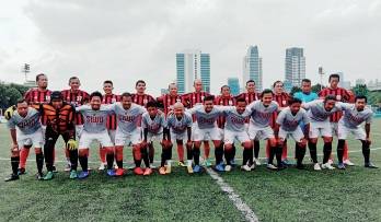 Taklukan Cileduk Legend Club 2-1, Pelatih Tim Wartawan Jakarta Tekankan Semangat Juang Tim