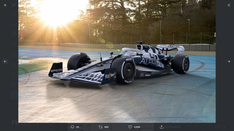 Ini Penampakan Mobil AlphaTauri untuk F1 2022