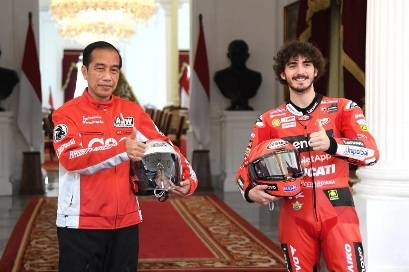 Presiden Jokowi Terima Kunjungan Pembalap MotoGP 2022