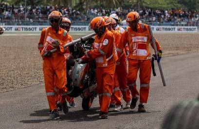 Jumlah Kecelakaan pada Hari Kedua Pertamina Grand Prix of Indonesia Bukan karena Faktor Lintasan