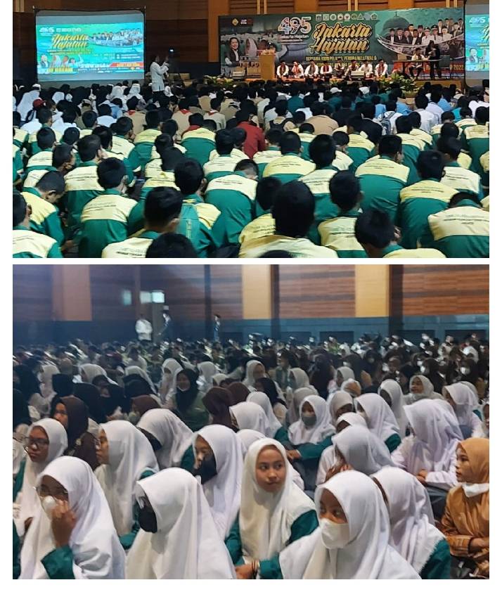 Ribuan Pelajar&Santri; Meriahkan Hajatan Jakarta
