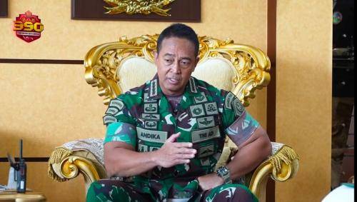 Panglima.TNI Jenderal Andika Perkasa Tegaskan Penegekan Hukum di Lingkungan TNI tidak Pandang Bulu