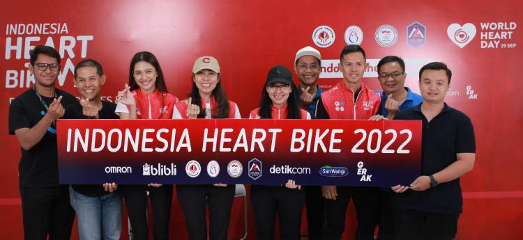 Yayasan Jantung Indonesia Selenggarakan  Indonesia Heart Bike 2022,  Peringati  Hari Jantung Sedunia Tahun Ini