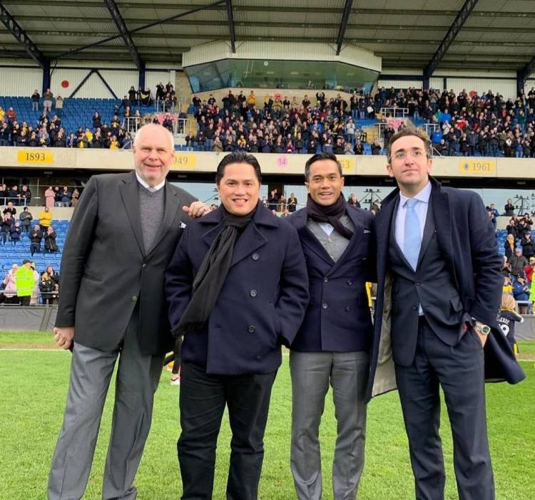 Anindya Bakrie dan Erick Thohir Kini Pegang 51% Saham Oxford United