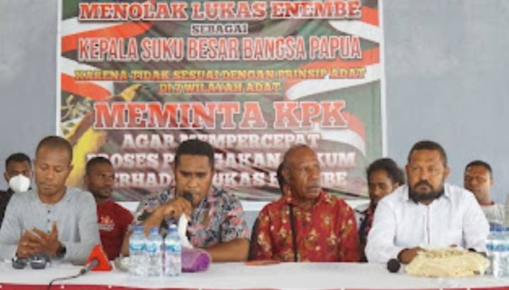 Tokoh Adat dan Pemuda Adat Papua Tolak Pengukuhan Lukas Enembe sebagai Kepala Suku Besar Papaua