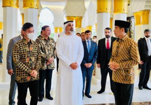 Presiden Joko Widodo Terima Kunjungan Putra MBZ