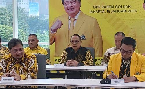 Ridwan Kamil Resmi Merapat ke Partai Golkar, Ini Jabatan Strategisnya!