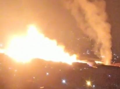Pipa BBM Depo Pertamina  Plumpang Jakarta Utara Kebakaran