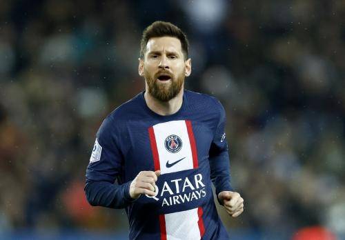 Liga Perancis 2022/2023:  Lionel Messi cs Hajar RC Lens 3-1