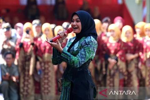 Juara Indonesia Idol 2023 Salma Salsabila Meriahkan Hari Lahir Pancasila