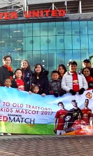 Danamon Penghujung Tahun 2017; Hadirkan Kids Mascots Di Old Trafford 