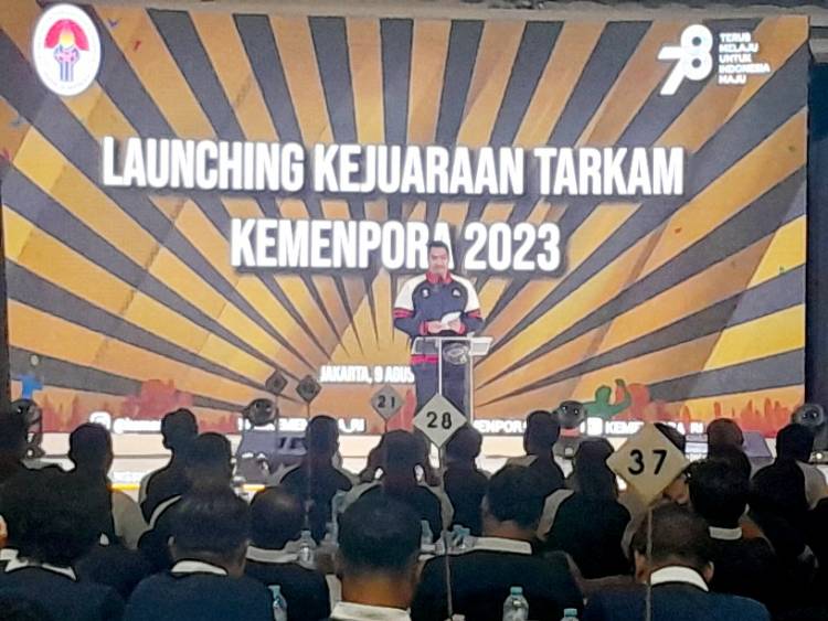 Menpora Dito Launching Kejuaraan Tarkam Kemenpora 2023