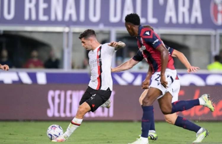 Christian Pulisic Tampil Gemilang Bawa AC Milan Hantam Bologna dengan Skor 2-0
