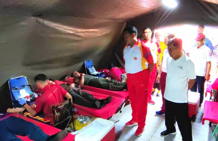 78 Ribu Prajurit TNI Sumbangkan Darahnya, JK: Luar Biasa!