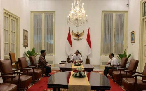 Di Istana Negara, Presiden Jokowi Temui Syahrul Yasin Limpo