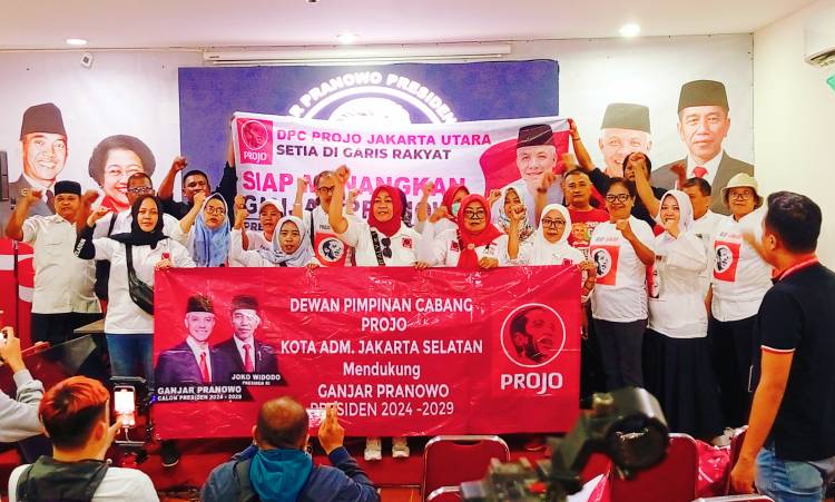 Deklarasi di Diponegoro, Projo Tegaskan Mayoritas Dukung Ganjar Pranowo Presiden 2024