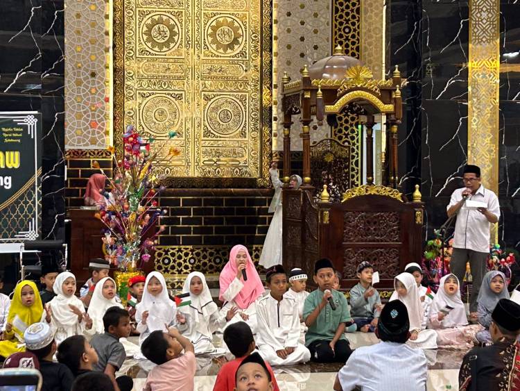Prahara di Bumi Palestina Terngiang di Maulid Nabi SAW Masjid Nurul Ittihad Kalukuang-Makassar