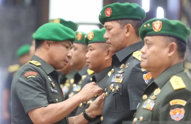 Kasad Jenderal TNI Agus Subiyanto Pimpin Sertijab 3 Posisi Strategis TNI AD
