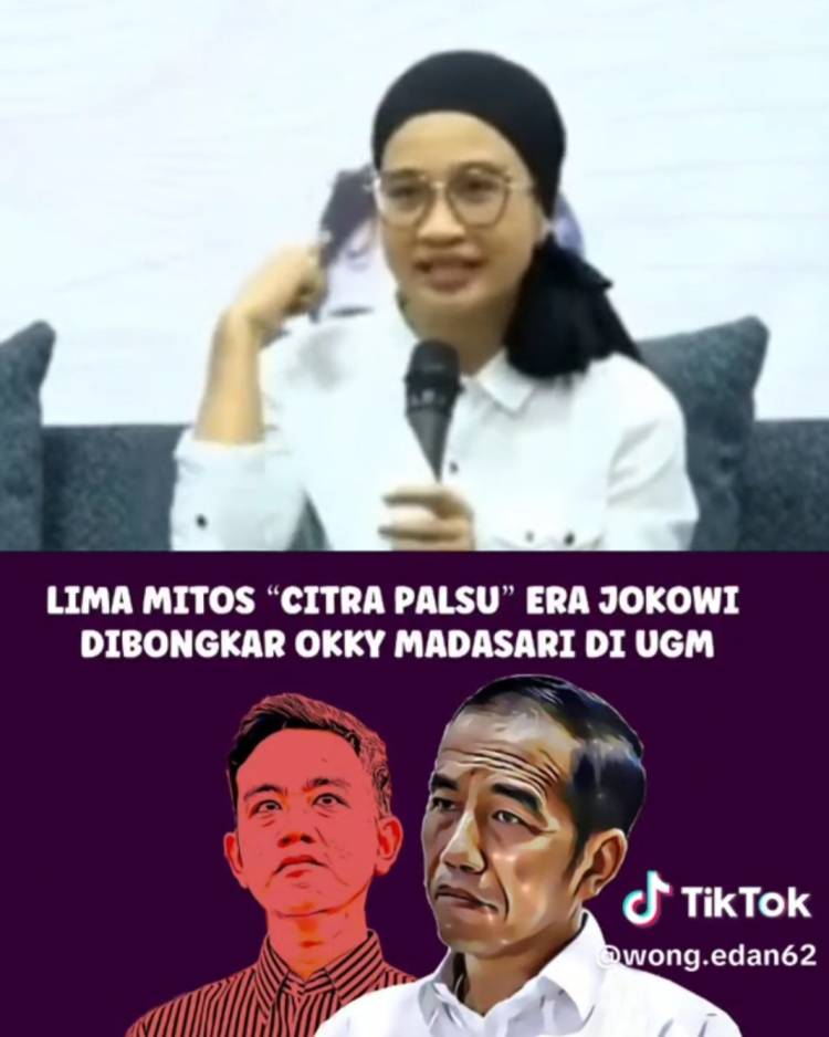 Diskusi UGM, Okky Madasari: Ada 5 Mitos Palsu Era Jokowi yang harus Dikembalikan Kesemula!