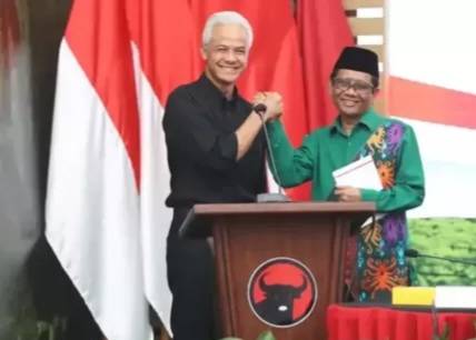 Survei Indikator: Ganjar-Mahfud Tempel Prabowo-Gibran untuk Masuk ke Putaran ke 2